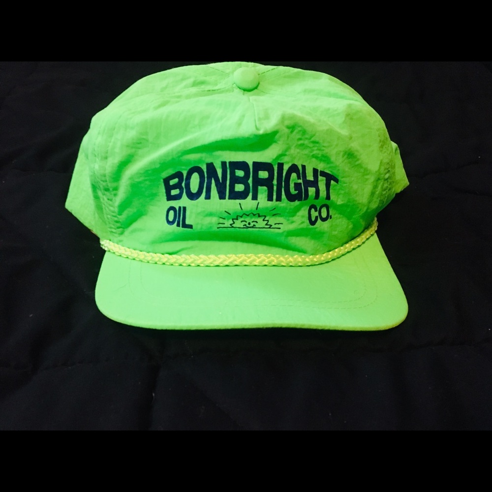 Vintage 80s Neon Trucker Hat 💚😎